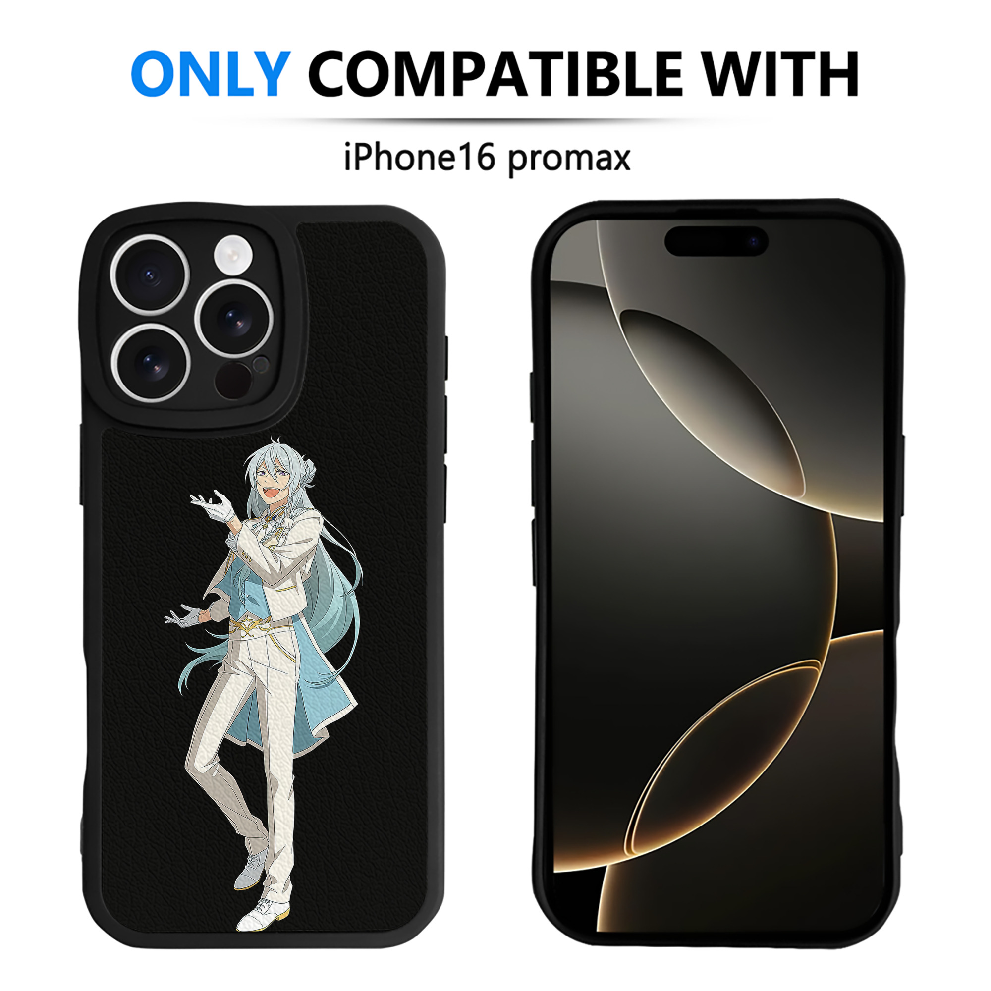 （画像用） あんさんぶるスターズ! Ensemble Stars 【iPhone 16シリーズ対応】シリコンスマホケース（レザー調） 材質：シリコン